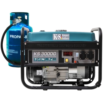 Газобензиновий генератор Konner & Sohnen KS 3000G (2.6 кВт)
