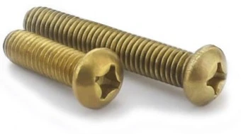 Винт латунный с полукруглой головкой Din 7985 M3x20 (уп 200 шт.)
