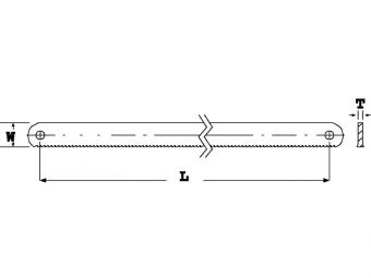 BAHCO 3809-450-38-2-8 Биметаллическое полотно по металлу