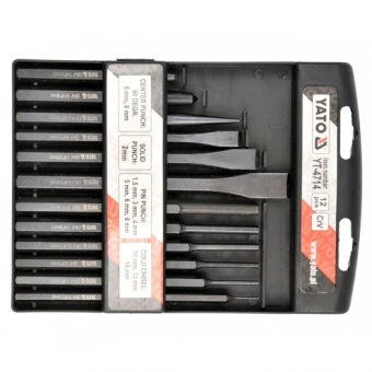 YATO Зубило, кернер і пробійник YATO, Набір 12пр.  | YT-4714