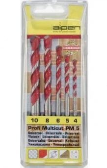 ALPEN Набор свёрл многоцелевых PM 5 PROFI, 5 частей 0000100705100
