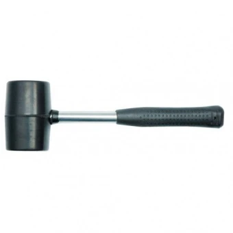 VOREL Молоток гумовий з металевою ручкою, Ø=56 мм, m=700 г  | 33657