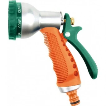 FLO Зрошувач-пістолет 7-режимний до шлангу 1/2", TPR-пластик + цинк  | 89191