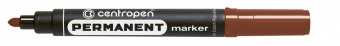 Centropen маркер перманентный спиртовой 2,5 мм коричневый