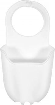 FALA Органайзер силіконовий, білий, підвісний для губки, 200х 100 мм  | 74786