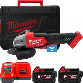 MILWAUKEE Углошлифовальная машина 125 мм M18 ONEFSAG 125XPDB-502X FUEL 4933478435 | 4933478435