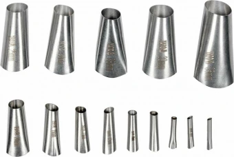 YATO Сопла для нанесення герметиків YATO Ø= 5-35 мм, з нержавіючої сталі, 14 шт.  | YT-52622