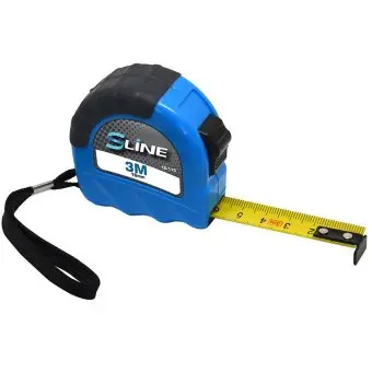 Рулетка, прогумований корпус, з фіксатором, 5м/25мм S-line | 15-115