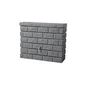 GARANTIA Ємність "Кам'яна кладка" 400 л, графітовий колір  // 326130