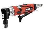 YATO Шліфмашина пневматична, кутова YATO зі шпинделем Ø= 6 мм, Ø= 1/4", 6.3 Bar, 113 л/хв  | YT-0967