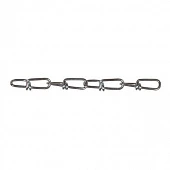 Цепь "Виктор" 4,6mm оцинкованная, бухта 30 мп