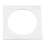 60-440 Накладка торцева,  пласт., повітровод D 100 мм, 150х150 мм (10НКП)  | Эра