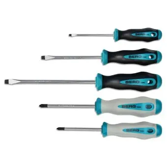 Набір викруток, Cr-V, 5шт, Turn Berg | 47-517