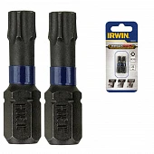 IRWIN Бита IMPACT PRO 1/4"/25мм TX10 2шт, | IW6061614