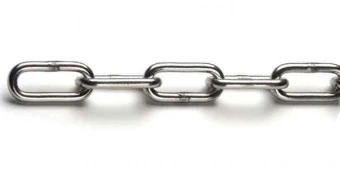 Цепь длиннозвенная  5,0mm оцинкованная, хозяйственная в’язка 50 м