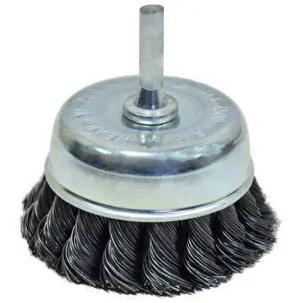 Щітка крацовка Чашка закручена зі шпилькою, 75мм Spitce | 18-171