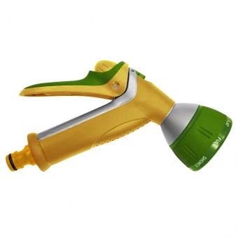 Пістолет-розпилювач 8-позиційний посилений з фіксатором потоку Shake VERANO | 72-014