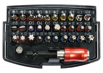 YATO Набір насадок викруткових YATO з тримачем : 1/4", 32 шт.  | YT-04622