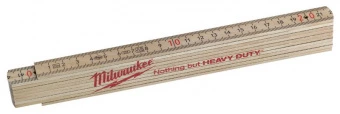MILWAUKEE Метр складаний , тонкий дерев'яний, 2м | 4932459303
