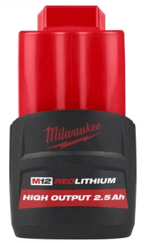 MILWAUKEE Аккумулятор M12 HB2.5 (High Output) | 4932480164