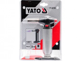YATO Пальник газовий (бутан) YATO для нагріву і паяння; t= 1300 °С  | YT-36700