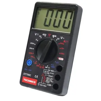 Мультиметр цифровий DT700C, 8 функцій + зумер Technics Master | 46-821