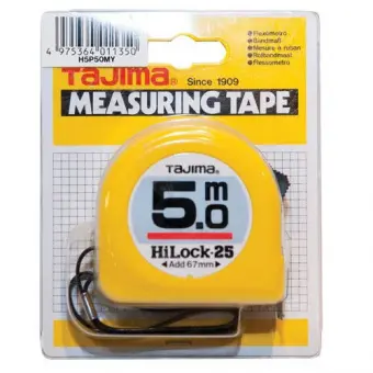 TAJIMA Рулетка универсальная HI LOCK, H5P50MY- 5м x 25мм