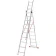 Драбина алюмінієва 3-х секційна Квітка PRO (3х10 сходинок) (110-9310)