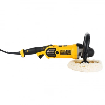 Полировальная машина DeWalt, 1250Вт, 0-600/3500 об/мин, 180 мм подошва.