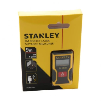 STANLEY STHT9-77425 Измеритель расстояния лазерный TLM30 (р/д 0,1-9м +6мм) для мебели