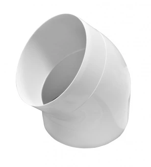 60-434 Коліно 45°, для круглих каналів, D 100 мм (10ККП 45) | Эра