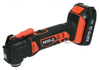 YATO Багатофункційний ручний інструмент (реноватор) акумул. YATO, 18 В Li-Ion 2 Агод, з зарядн. прис