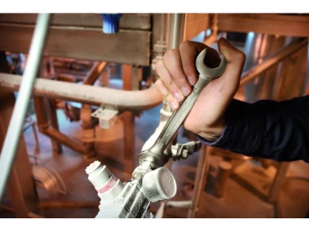 BAHCO 6M-8-9 Ключ рожковый 8-9 мм; Crv сталь полированная, поворот 15 град