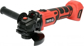 YATO Шліфмашина кутова акумулят.безщіткова YATO:Li-Ion, 18В, АГод, для диска Ø=125мм(БЕЗ АКУМУЛЯТОРА