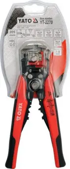 YATO Кліщі для обтискання і зачистки проводів YATO, L=205 мм  | YT-2270