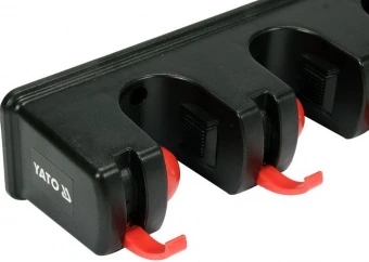 YATO Вішалка для присадибного інвентара YATO, 6 гаків і 5 комірок з діапаз.- 18х 32 мм  | YT-87650