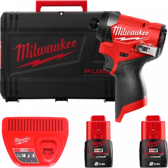 MILWAUKEE Гвинтокрут акумуляторний 1/4" HEX , M12 FID2-202X, 170Нм  | 4933479877