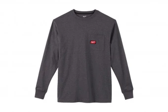 MILWAUKEE Футболка с длинными рукавами WTLSG-S серая 4933478237 | 4933478237