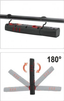 YATO Світильник переносний світлодіодний YATO акумулят. 3,7V, 2 режими-10/4 Вт, 170/1000Lm, заряд US