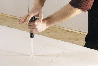 Wolfcraft ножовка для ГКП 320 x 45 x 30 // 4033000