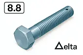 Болт DIN 933 2М10х25 8,8 Delta