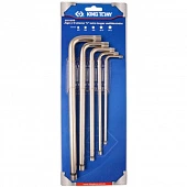 KING TONY Набор Г-образных SPLINE, M5-M12, блистер, 5 предметов | 20515PR01