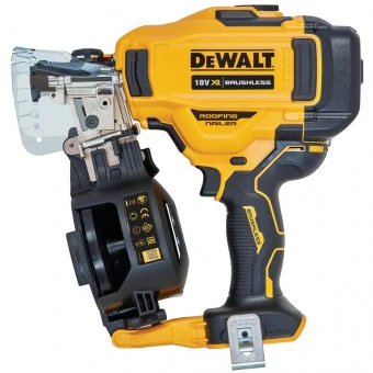 Пістолет цвяхозабивний барабанний акумуляторний DeWALT, 18В XR Li-Ion, безщітковий, діаметр/довжина 