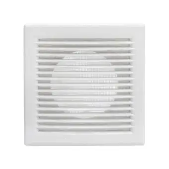 Решітка вентиляційна 175х175 мм, розємна, з сіткою, нахилені жалюзі, фланець d 125 мм Air | 61-131