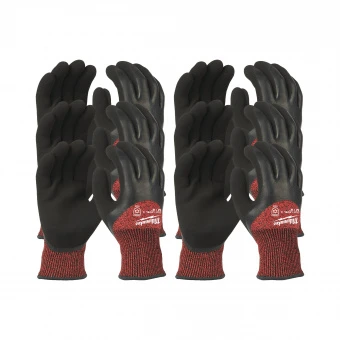 MILWAUKEE Перчатки с уровнем сопротивления порезам 3, зимние, размер M/8 (Многоштучная упаковка - 12