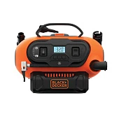 Компресор автомобільний акумуляторний BLACK + DECKER, Li-Ion, 18 В, вага 2 кг, без акумулятора
