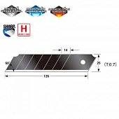 TAJIMA Сегментные лезвия 25 мм DORA Razar Black Blades, 10 шт CB65RB