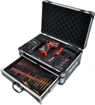 YATO Набор шуроповерт-дрель + свердла 126 предметов YATO YT-44250