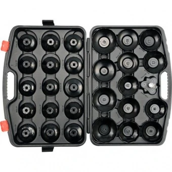 YATO Торцеві ключі для монтажу оливних фільтрів YATO до квадр 3/8" Набір. , h=10 мм, 30 шт.  | YT-05