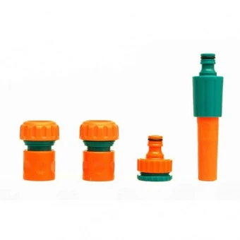 FLO Зрошувач прямий з набором з'єднань 1/2", 3/4", 1", ABS-пластик, 4 шт  | 89203